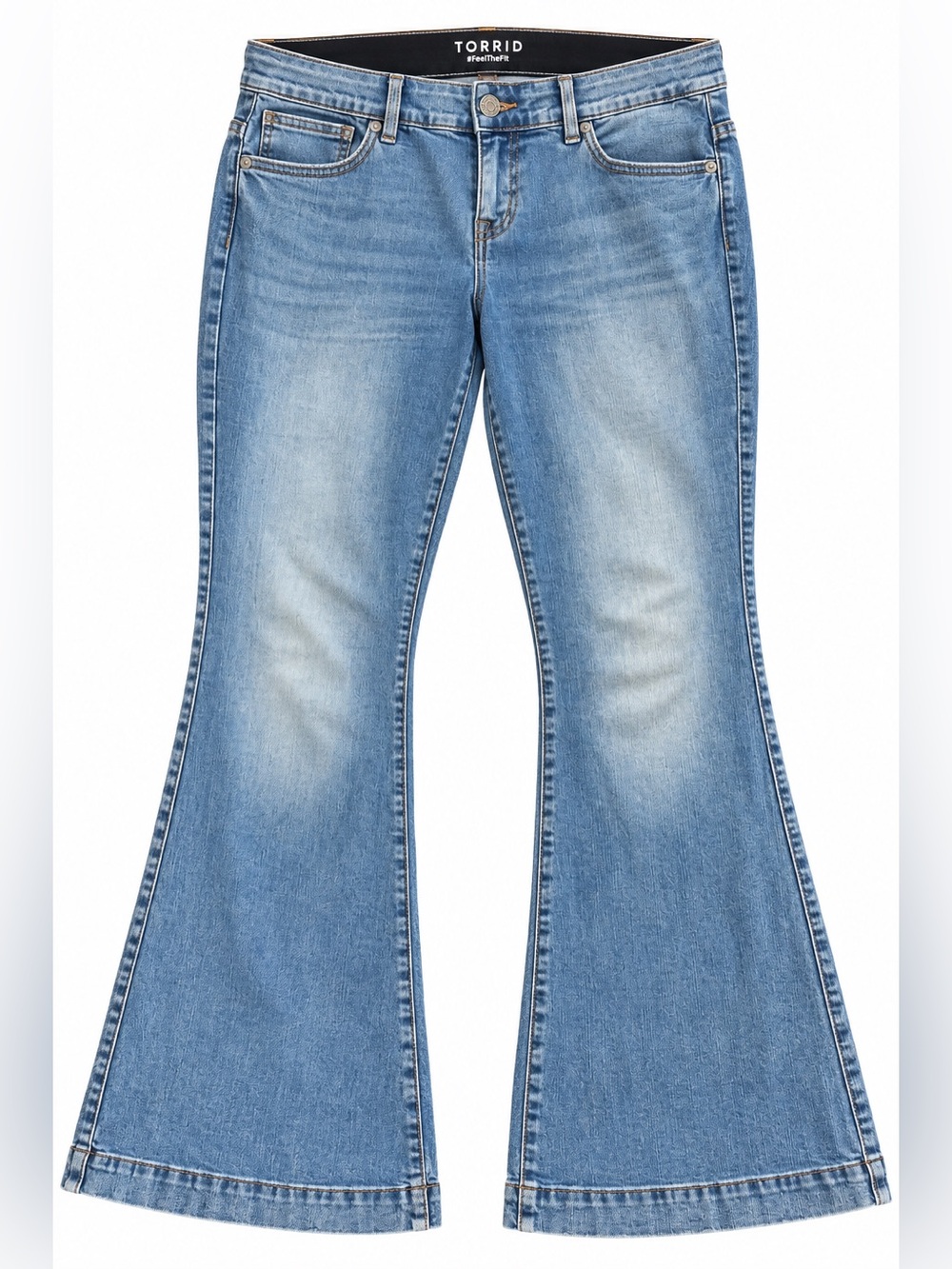 Torrid Bombshell Flare Premium Stretch Jeans – Light Wash